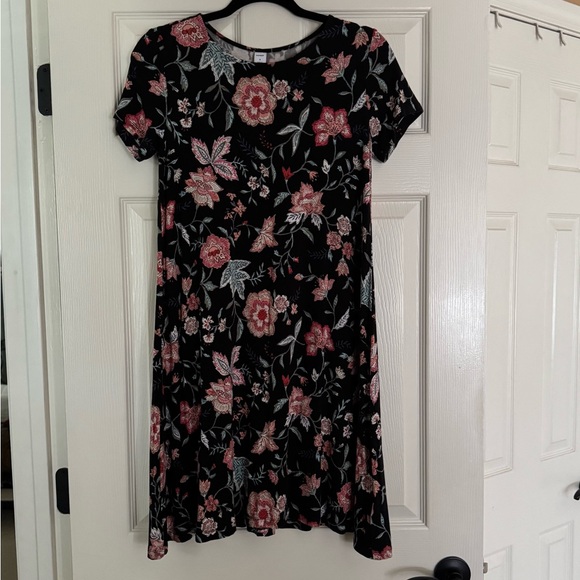 Floral Black Dress - Picture 1 of 4